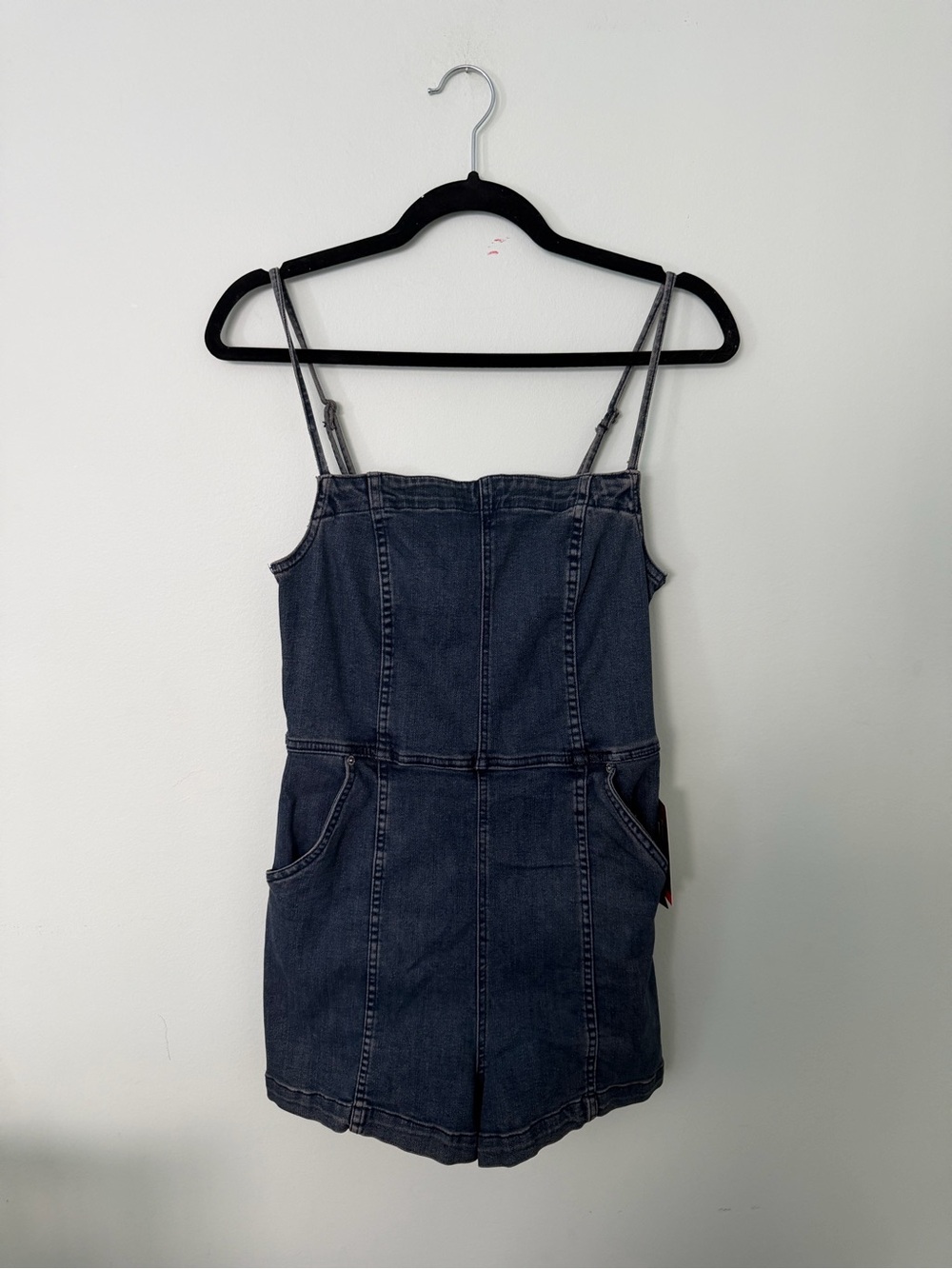 Volcom Dark Blue Denim Romper